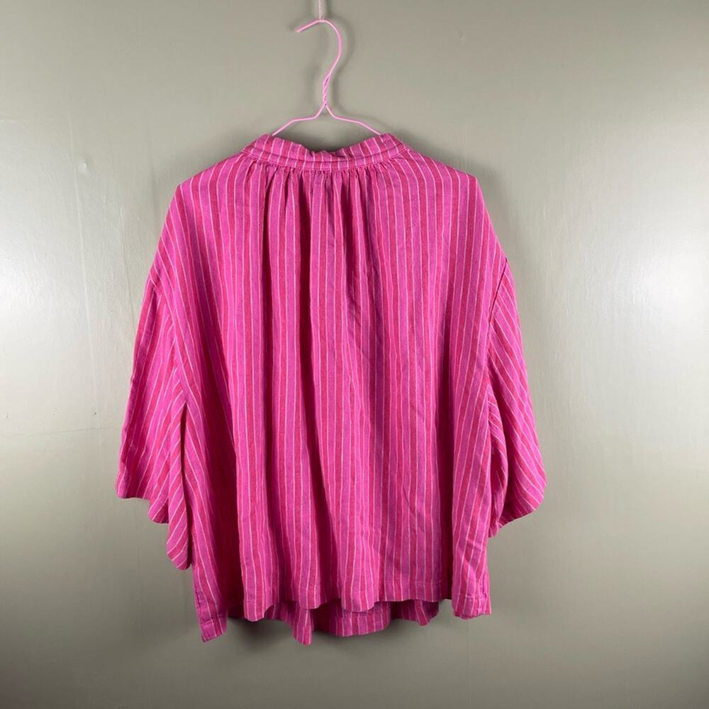 Universal Thread ruffle neck oversized blouse NWT - image 5